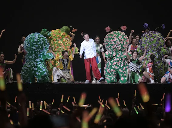 華仔3天唱4場，展現驚人體力。台灣映藝、超級圓頂提供