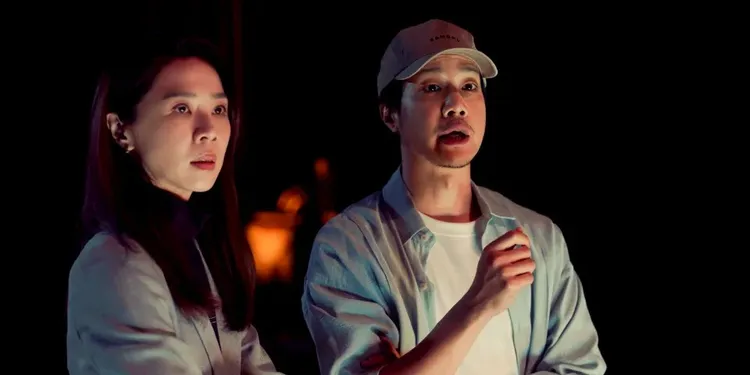 謝盈萱與薛仕凌在《影后》中演夫妻。翻攝Netflix