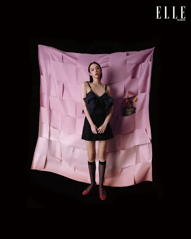 林奕嵐拍攝《ELLE》封面。《ELLE國際中文版》提供