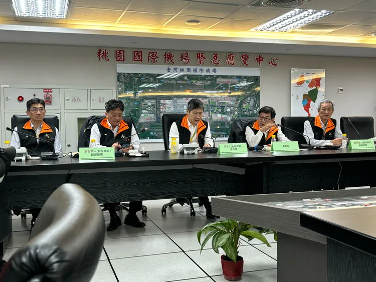 昨日因應颱風已召開3次應變會議。桃機提供