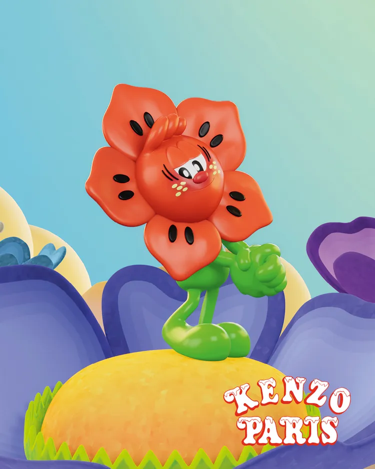 KENZO VERDY MARKET海棠花Deezy the flower。品牌提供