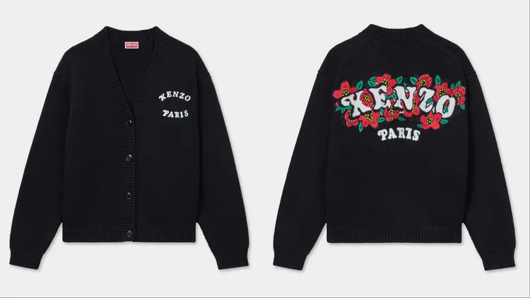 KENZO VERDY MARKET黑色波普花藝開襟衫，2萬9800元。品牌提供