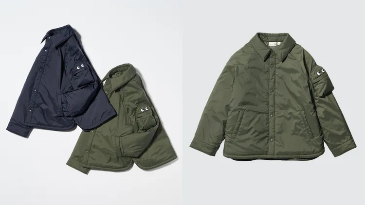 UNIQLO x ANYA HINDMARCH童裝PUFFTECH輕暖科技外套，各1490元。品牌提供