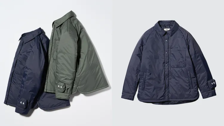 UNIQLO x ANYA HINDMARCH PUFFTECH輕暖科技襯衫式外套，各2990元。品牌提供