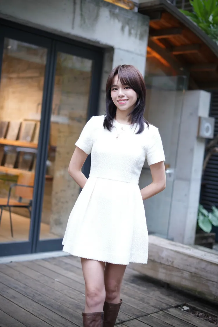 夏于喬很喜歡小孩。彭欣偉攝