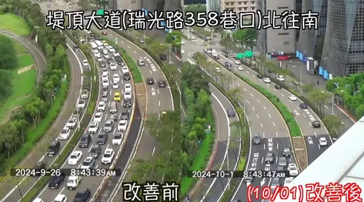 內科園區交通改善見效!北市警:行車時間縮短、更順暢 用路人也有感