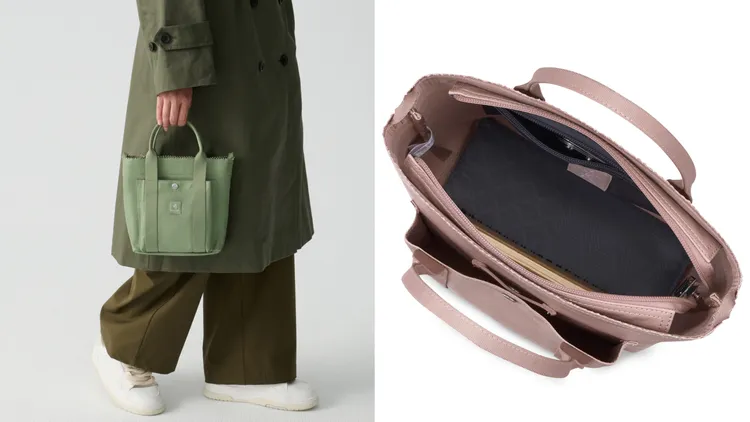 PUFF手提包透過雙口袋與多分層收納設計在小空間之中創造出大容量。品牌提供