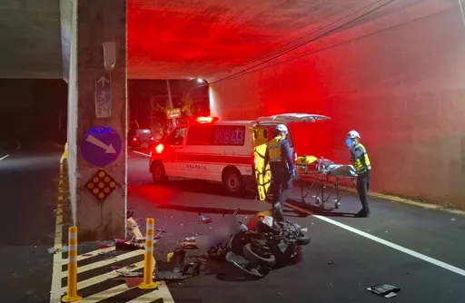 苗栗男騎士不明原因自撞高鐵涵洞 頭部重創慘死