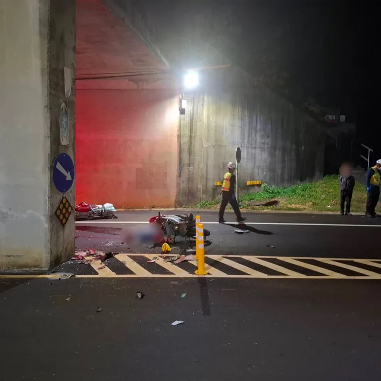 事故發生在苗栗通霄鎮楓樹里苗36線的高鐵涵洞。民眾提供