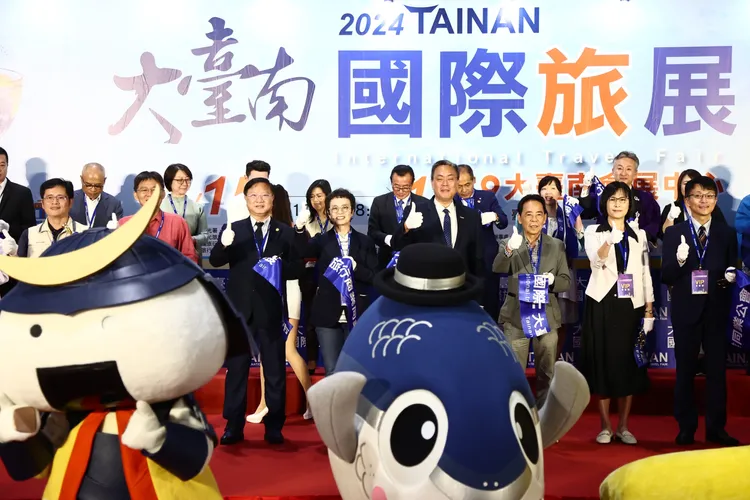 大台南國際旅展今天開幕，為期4天在大台南會展中心登場。莊曜聰攝