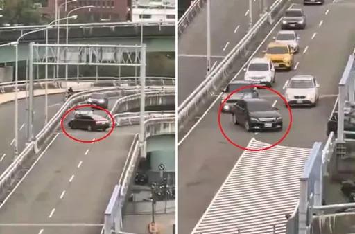 馬路三寶片|高鐵台中站高架道路逆向、迴轉又鬼切 警方出手了!駕駛恐噴這些錢