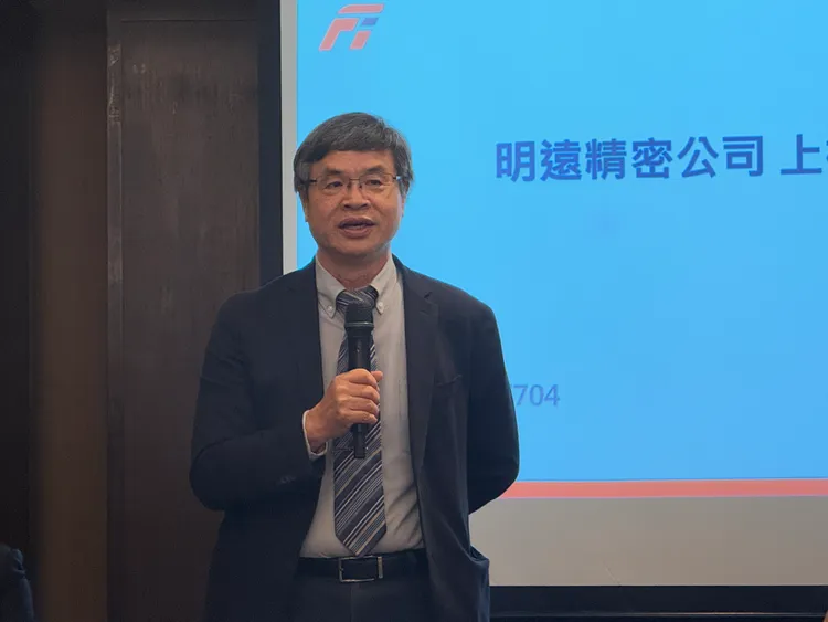 明遠精密董事長寇崇善。呂承哲攝