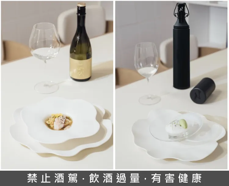 由米其林餐廳主廚精心打造升級摘星料理搭配十四代酒款。業者提供