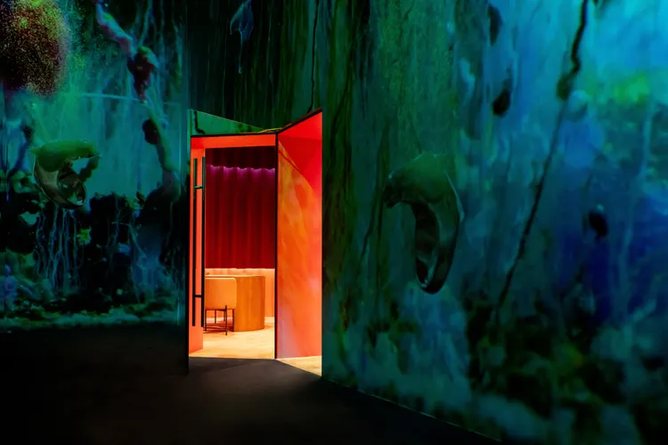 現場營造為輕盈自在的漂浮感氛圍。品牌提供