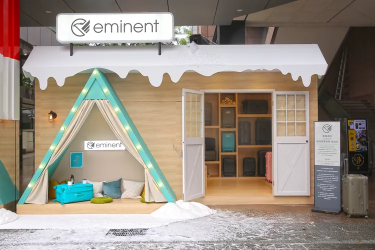 萬國通路以木造基地營造Glamping（奢華露營）氛圍感。品牌提供