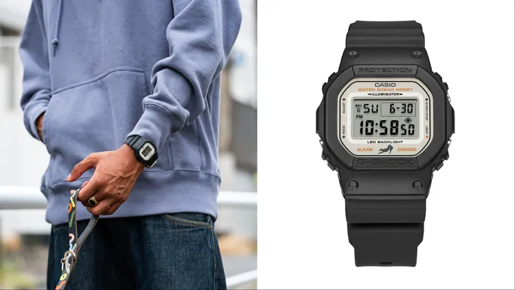 G-SHOCK柴犬系列DW-5600SHB，3900元。品牌提供