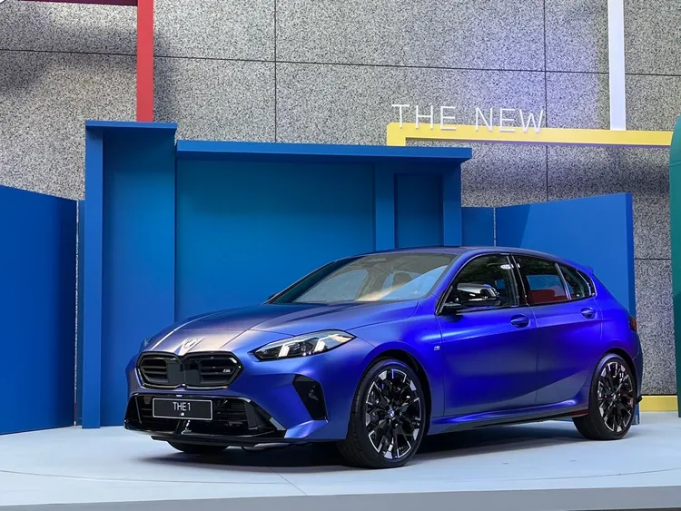 全新世代BMW 1系列也導入了M135 xDrive性能車型，搭載多項M Performance的專屬配備。周奕豪攝