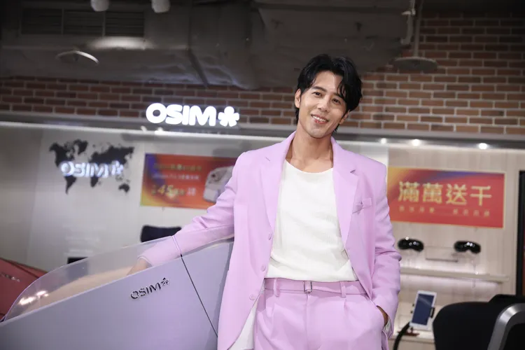 胡宇威透露夫妻倆會幫彼此按摩，是甜蜜小情趣。彭欣偉攝影