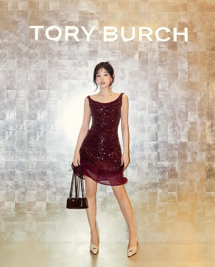 宋雨琦出席TORY BURCH在東京澀谷的精品店開幕活動。翻攝宋雨琦IG