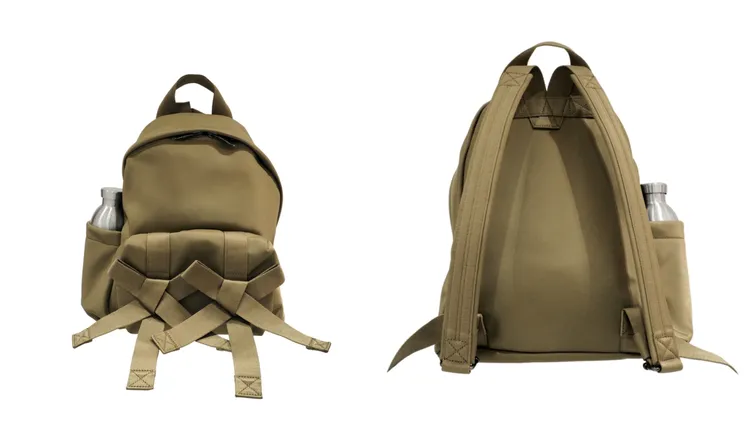 台灣獨家限定款蝴蝶結後背包 ，2萬8500元。品牌提供