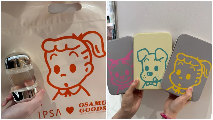 消費滿千，就可以720元加購IPSA x OSAMU GOODS聯名禮袋。張家玲攝