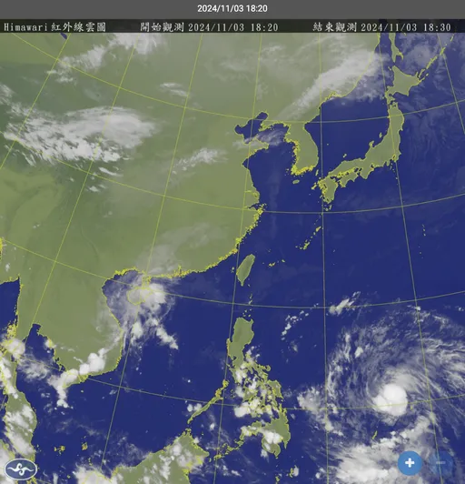 要變天了!銀杏颱風今晚將成形 明起北台灣轉濕又涼