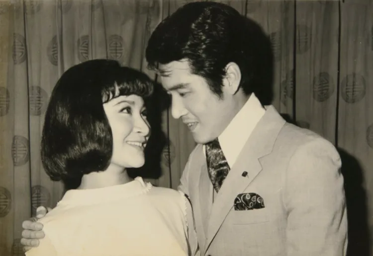 石英演出《綿羊山》，認識了此生摯愛的妻子吳玲。林千鈺提供