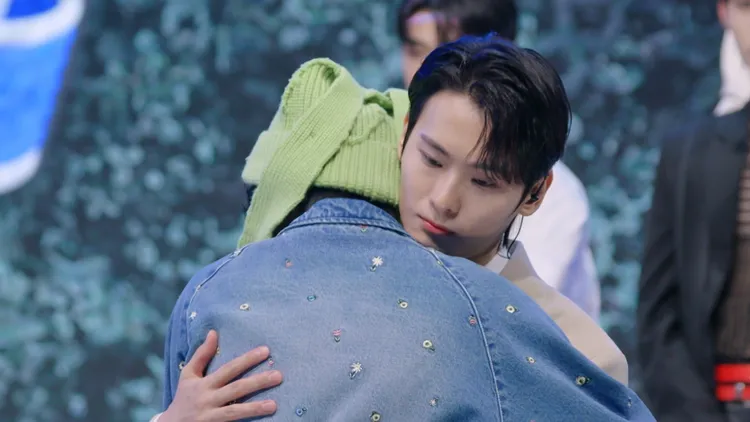 選手遭淘汰難過不已。天空娛樂提供