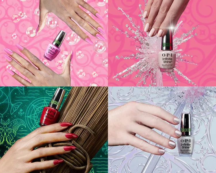 O.P.I魔法壞女巫系列如膠似漆類光繚指甲油，各15ml／680元。品牌提供