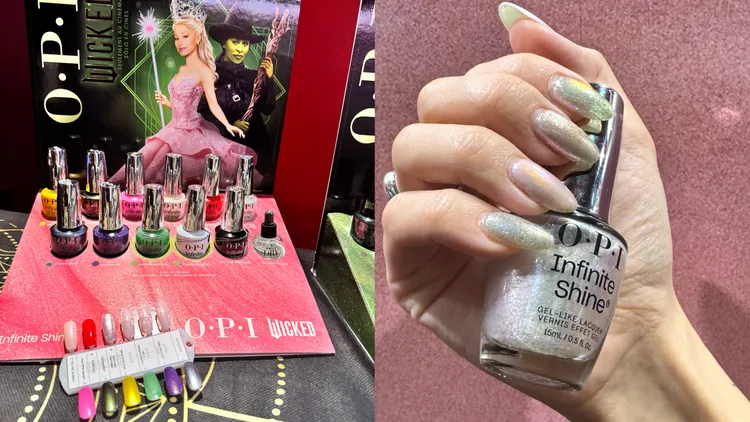 O.P.I魔法壞女巫系列如膠似漆類光繚指甲油，各15ml／680元。張家玲攝
