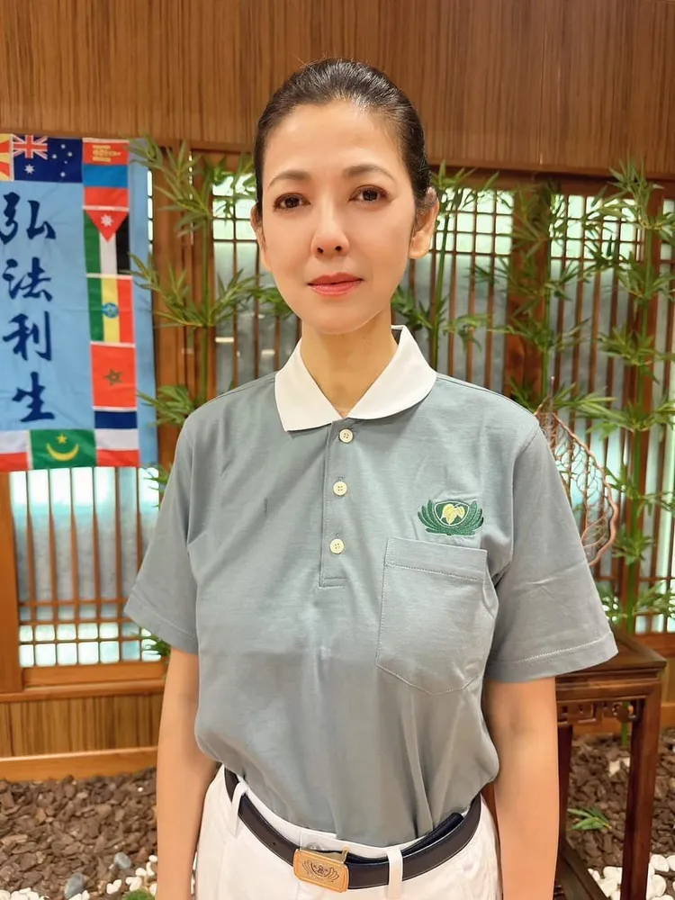 陳明真9月出席活動明顯消瘦。翻攝自陳明真臉書