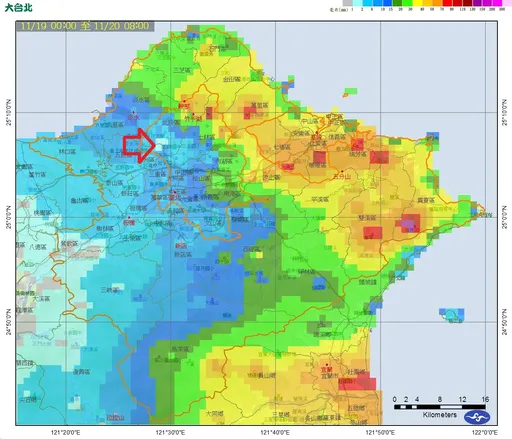 北東持續濕冷!台北市「這區」最不會下雨 鄭明典曝「龜神坐鎮」一張圖揭原因
