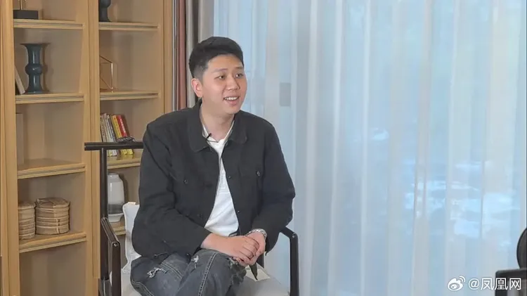 「真香」哥王境澤接受訪問。翻攝自微博@鳳凰網