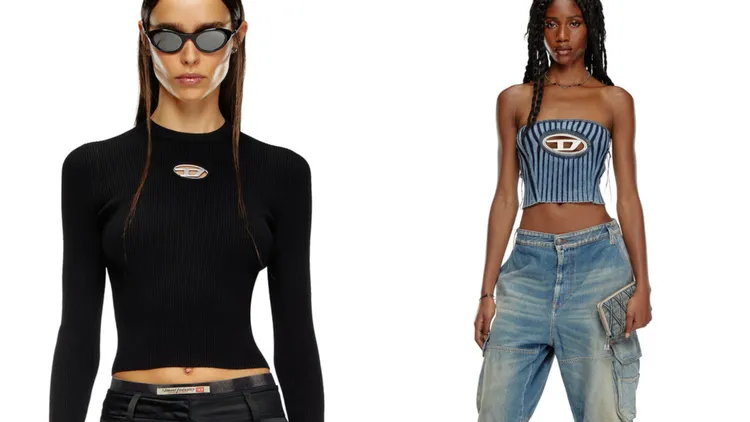 鏤空D字服裝是Diesel的一大招牌。品牌提供