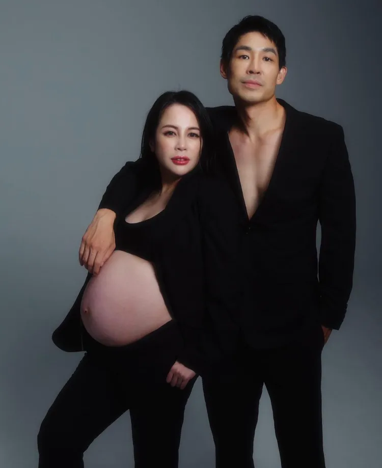 藍鈞天曾PO出和老婆甜蜜孕婦寫真，如今恩愛疑已成追憶。翻攝自藍鈞天IG