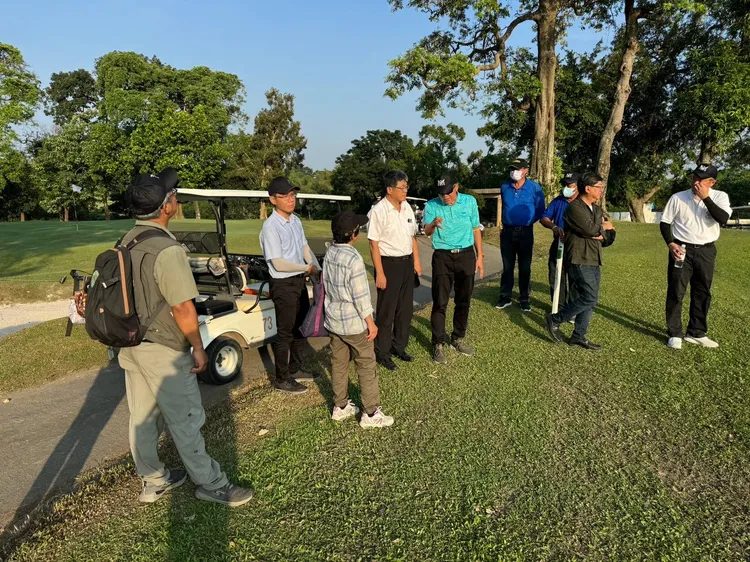 112年10月工務局至高爾夫球場現勘了解營運狀況。工務局提供