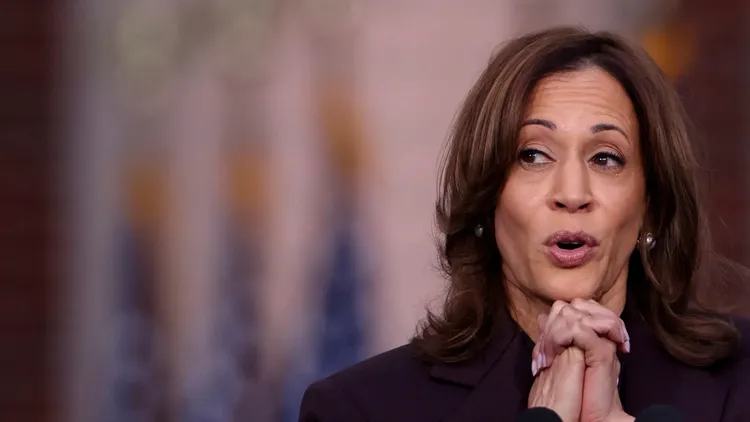 賀錦麗團隊因大麻合法化等敏感主題拒絕參加播客。翻攝自《紐約郵報》