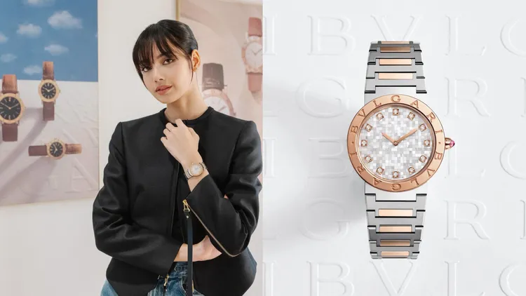 Lisa驚喜現身「LVMH Watch Week」錶展會場，秀出與寶格麗的第二波聯名錶，22萬9400元。翻攝Lisa IG