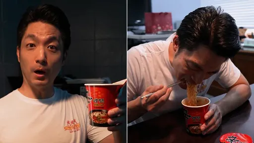 「今天吃爆韓國泡麵」 蔣萬安爽嗑辛拉麵:懂的就懂大巨蛋見