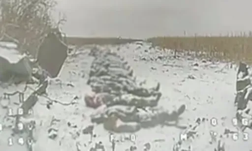 砲灰悲歌!普丁金正恩舉杯同歡 成排北韓子弟兵曝屍雪國異鄉