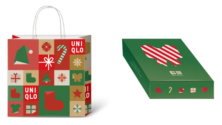 UNIQLO貼心準備繽紛可愛的主題包裝加購服務。品牌提供