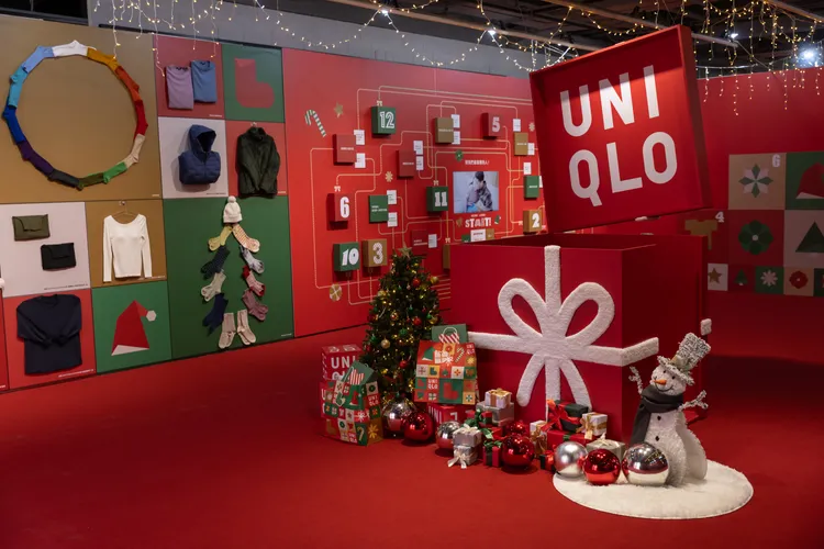 UNIQLO在快閃店中設置3個體驗小任務。品牌提供
