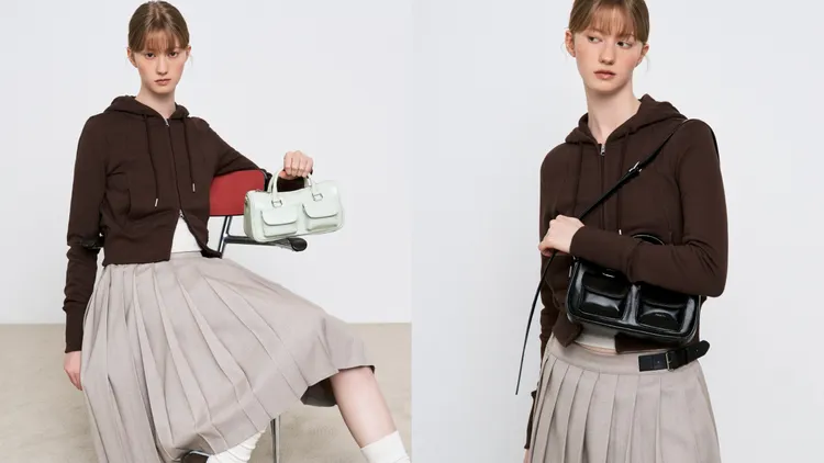 CHUBBY HALF BAG替高人氣保齡球包型帶來全新演繹。品牌提供