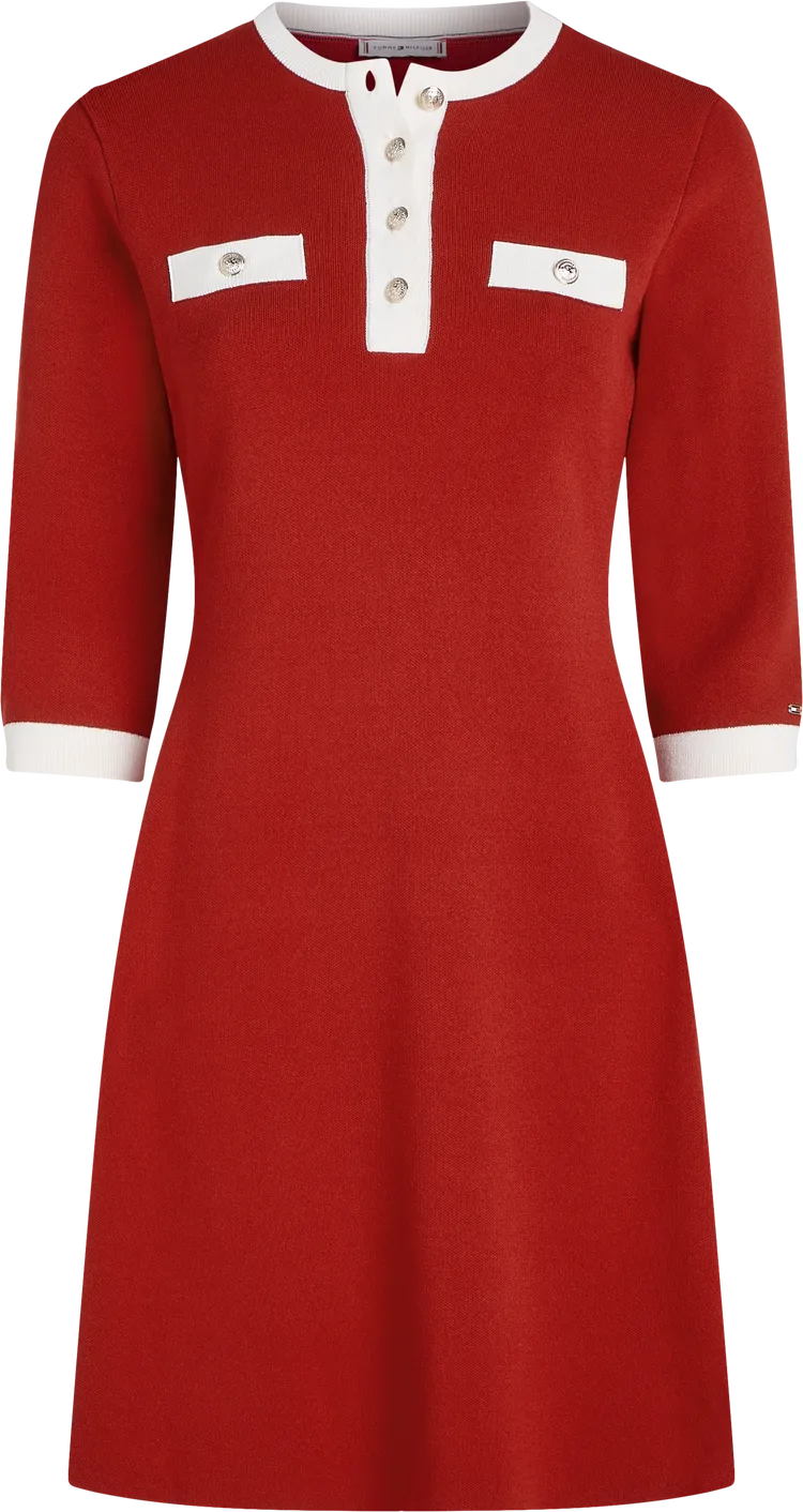 TOMMY HILFIGER圓領合身連身裙，7980元。品牌提供