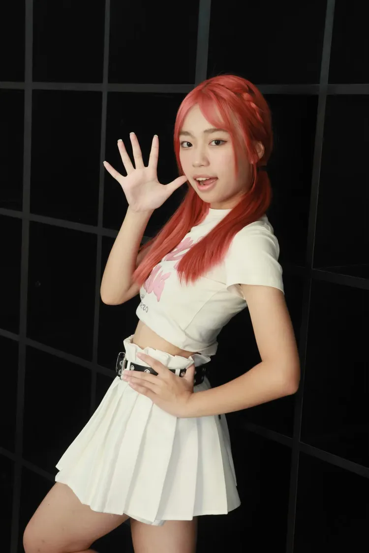 年僅14歲的欣菲推出音樂新作。彭欣偉攝