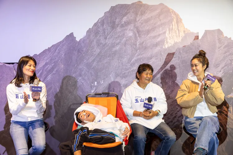 長期關注公益的演員李霈瑜 大霈，深受小比媽媽的故事啟發，熱情加入遠征隊。業者提供