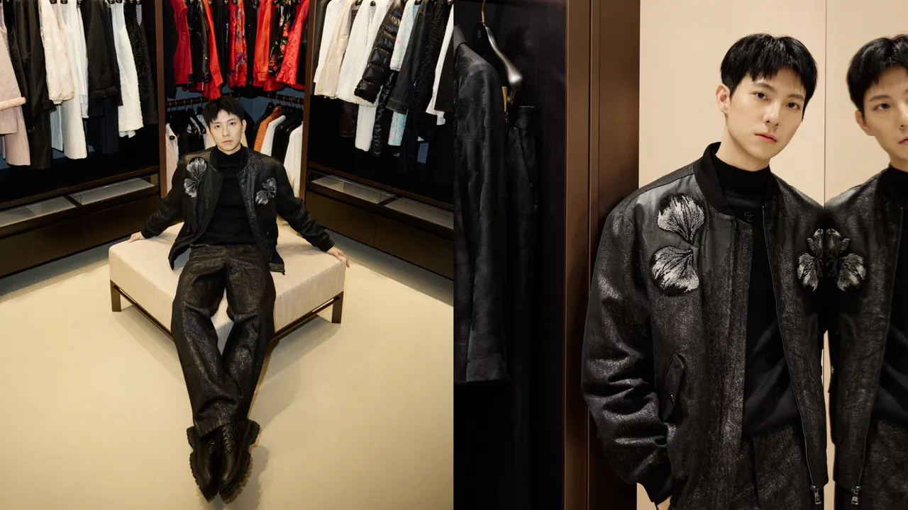 彭千祐今日出席夏姿新光三越台南新天地改裝開幕。品牌提供