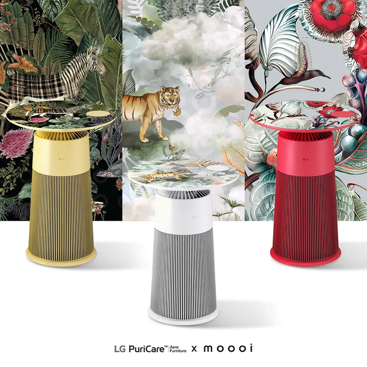 聯名系列僅於韓國、香港及台灣三地限量販售。LG提供