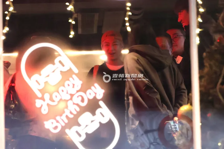 炎亞綸露出開心笑容。特勤中心攝