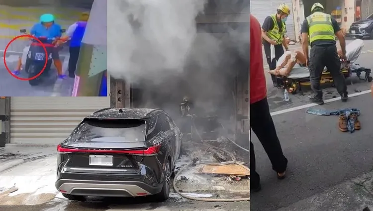 房屋點交鬧糾紛，台中58歲楊姓男子縱火燒死自己、買主女兒和律師3人。翻攝畫面